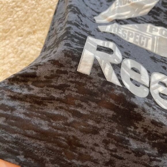 Reebok Heather Black/Gray Tank NWOT - Picture 4 of 4